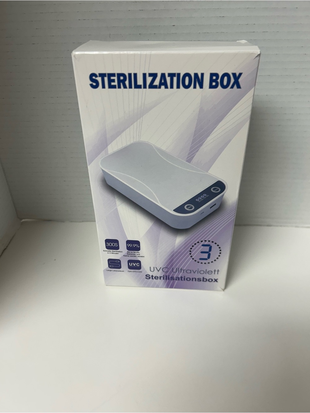 Sterilization Box UVC Ultraviolet Sanitizer - White